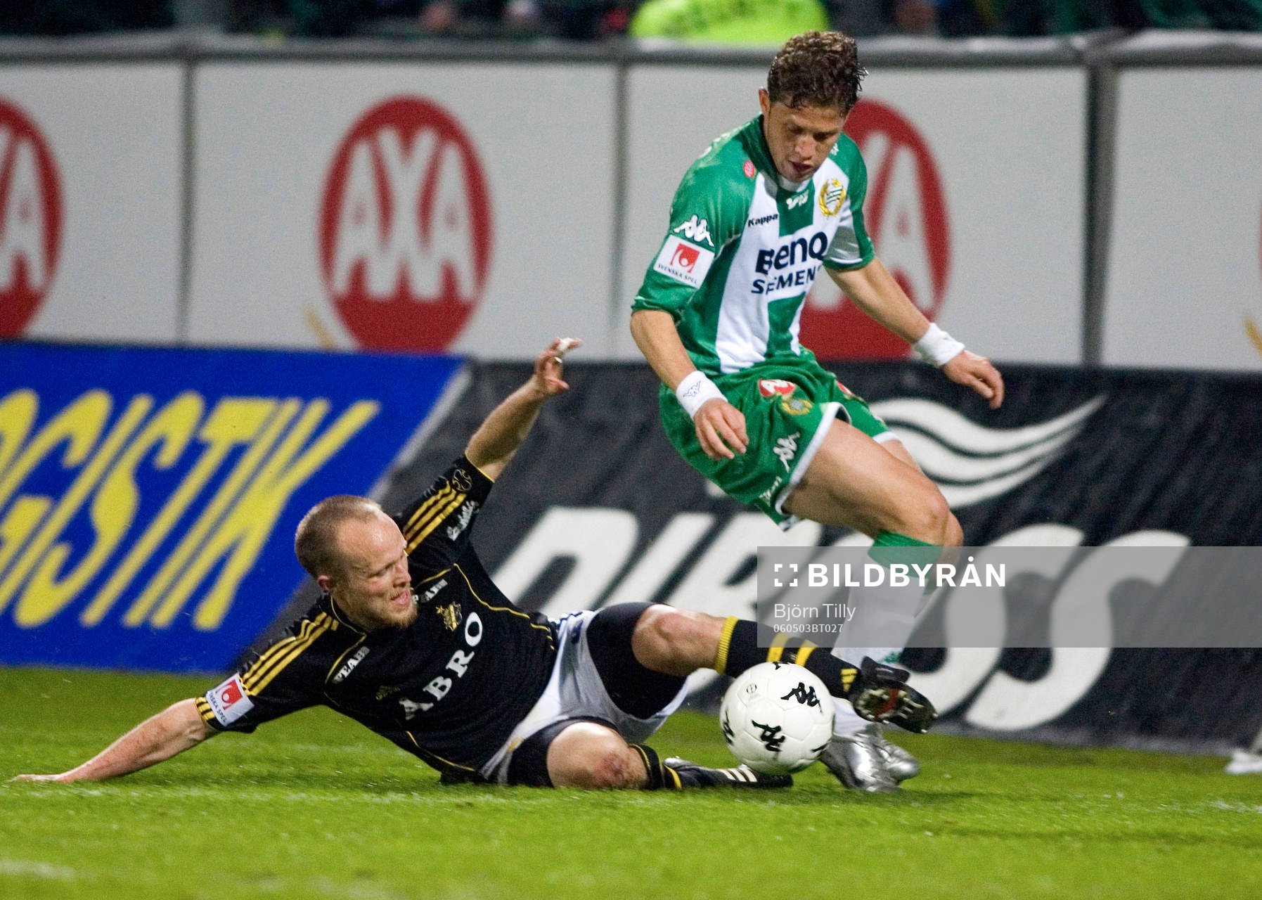 Nicklas Carlsson, AIK och Paulinho Guará, Hammarby