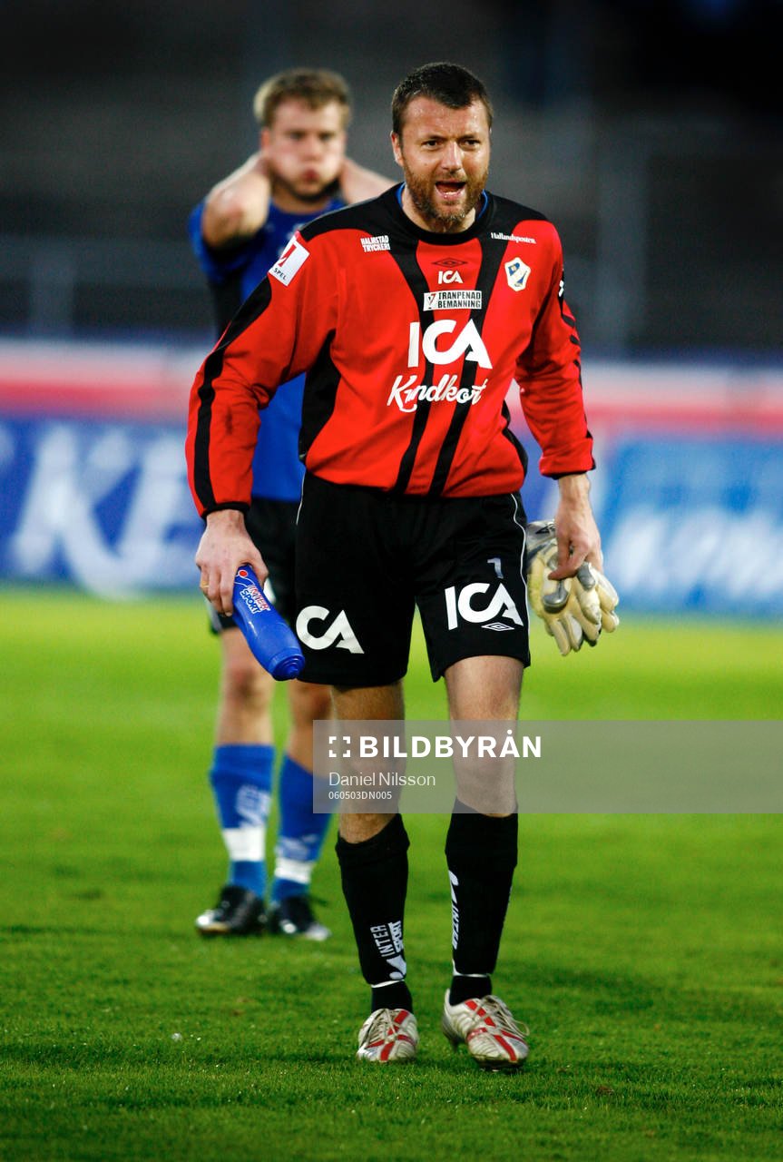 Conny Johansson, (målvakt) Halmstad var förbannad