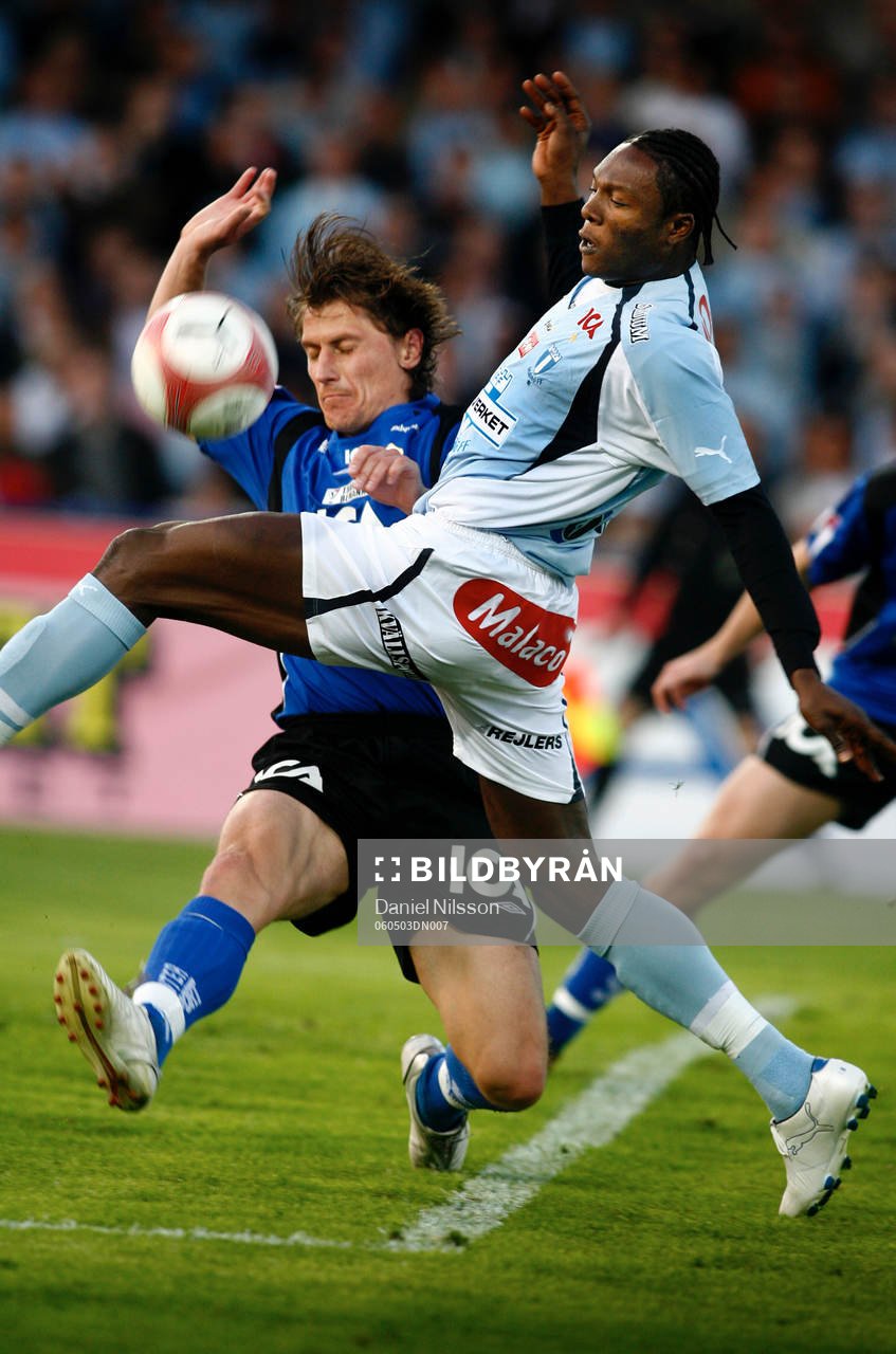 Edward Ofere, Malmö och Tomas Zvirgzdauskas, Halmstad