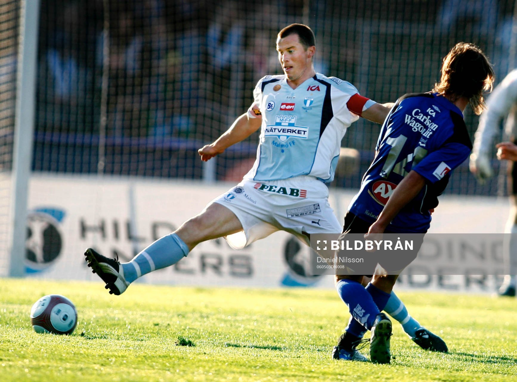 Daniel Andersson, malmö spelade mittback och blev matchens