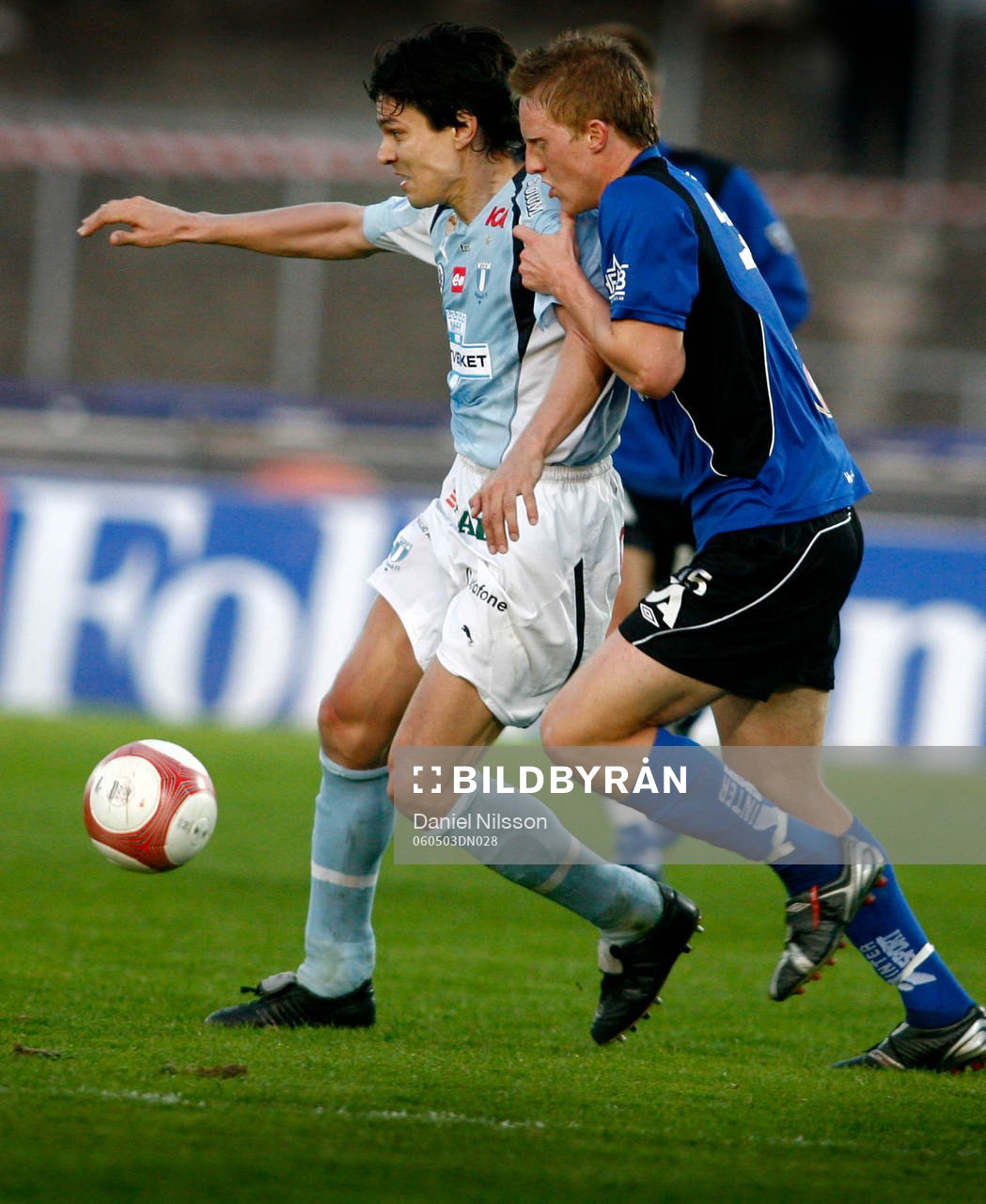 Jari Litmanen, Malmö och Peter Larsson, Halmstad