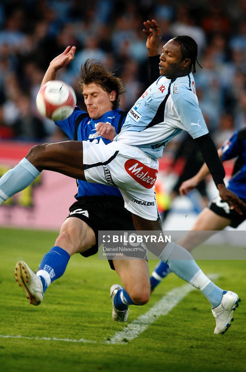Edward Ofere, Malmö och Tomas Zvirgzdauskas, Halmstad