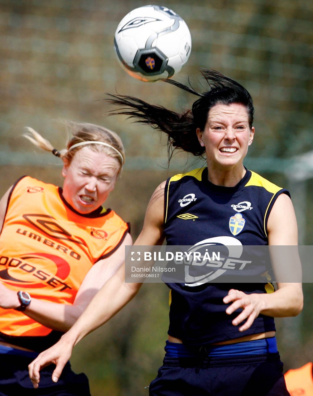 Sara Larsson och Lotta Schelin