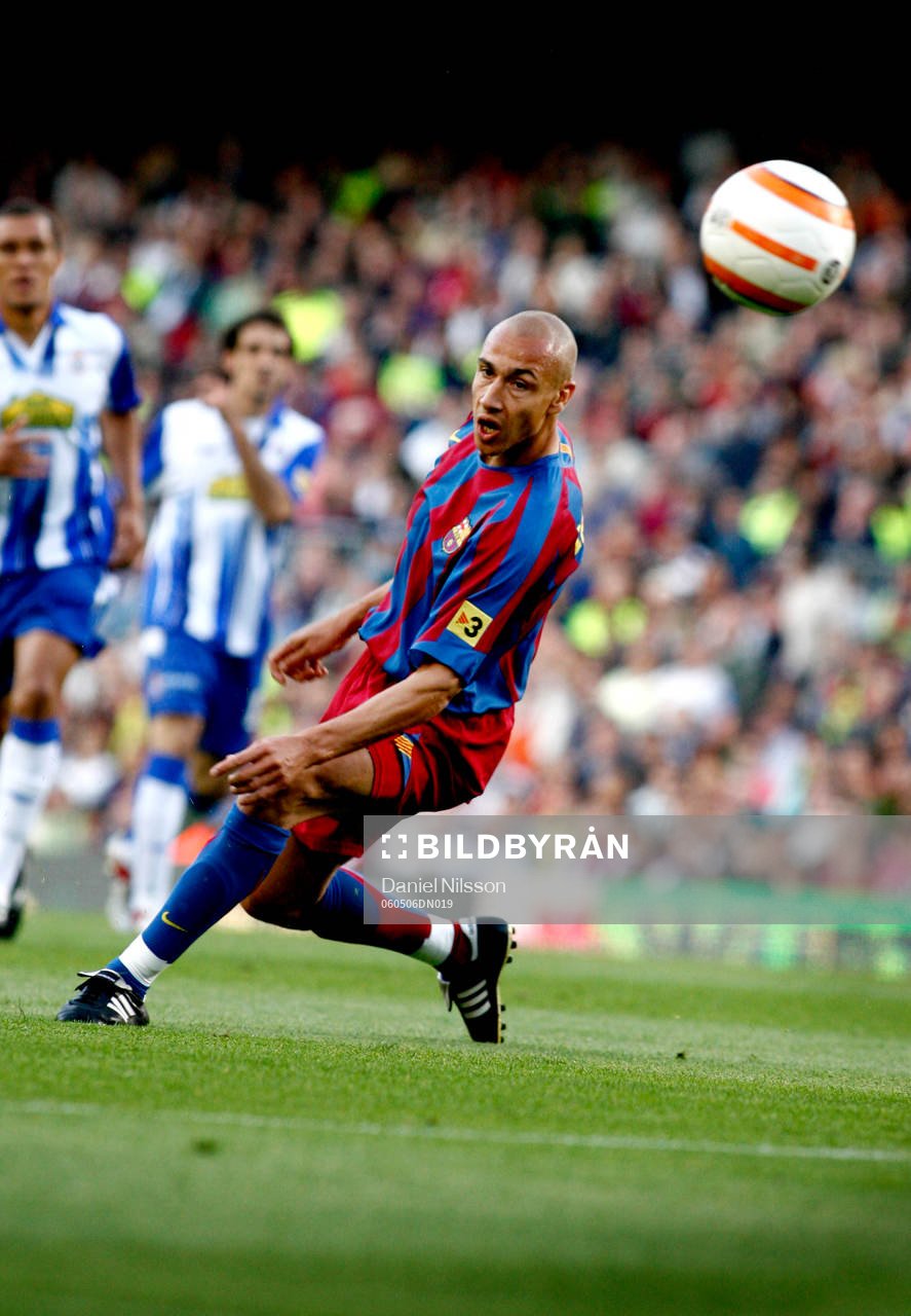 Henrik Larsson, Barcelona, i sin sista match på Nou Camp