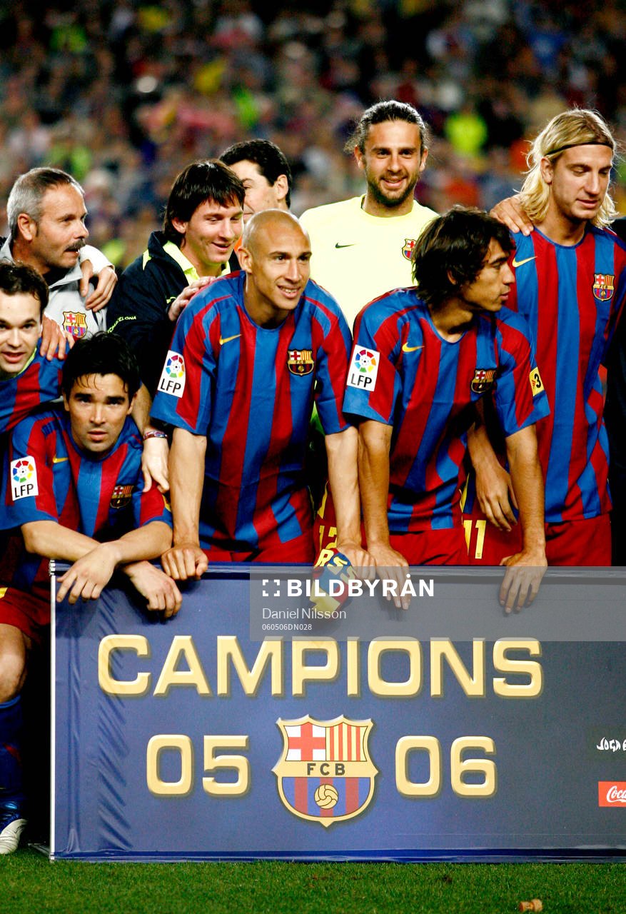 Henrik Larsson, Barcelona, ligamästare säsongen 05/06,