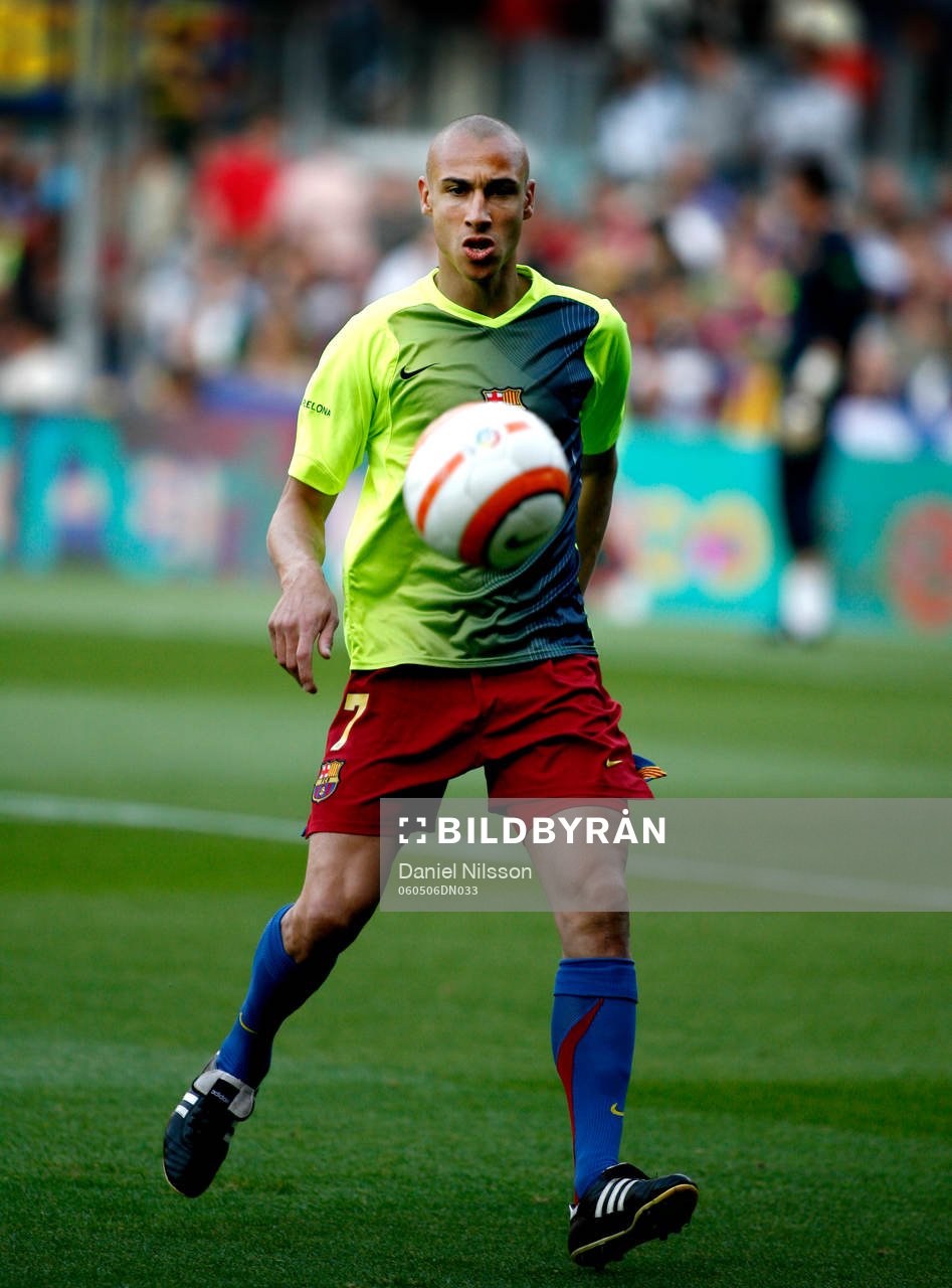 Henrik Larsson, Barcelona, sista hemmamatch på Nou Camp.