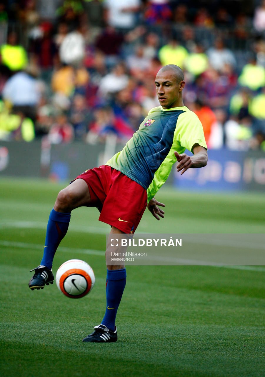Henrik Larsson, Barcelona, sista hemmamatch på Nou Camp.