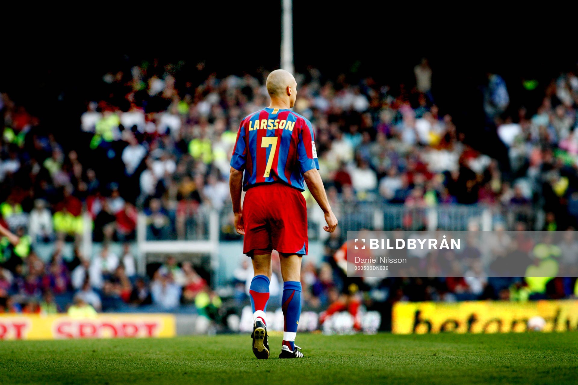 Henrik Larsson, Barcelona, sista hemmamatch på Nou Camp