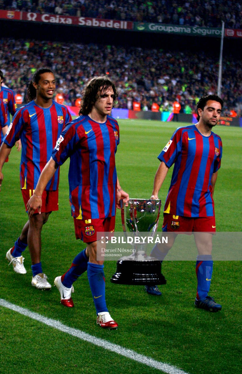 Fotboll, Spansk liga, Barcelona, ligamästare säsongen
