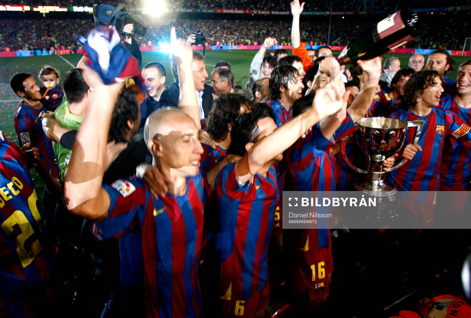 Fotboll, Spansk liga, Barcelona, ligamästare säsongen
