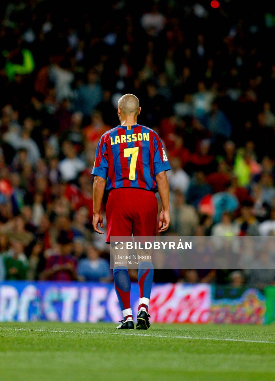 Henrik Larsson, Barcelona, sista hemmamatch på Nou Camp