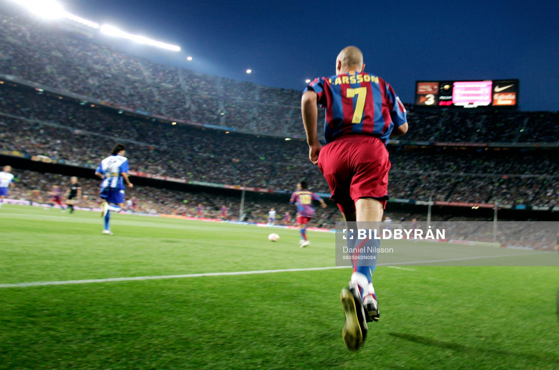 Henrik Larsson, Barcelona, i sin sista match på Nou Camp