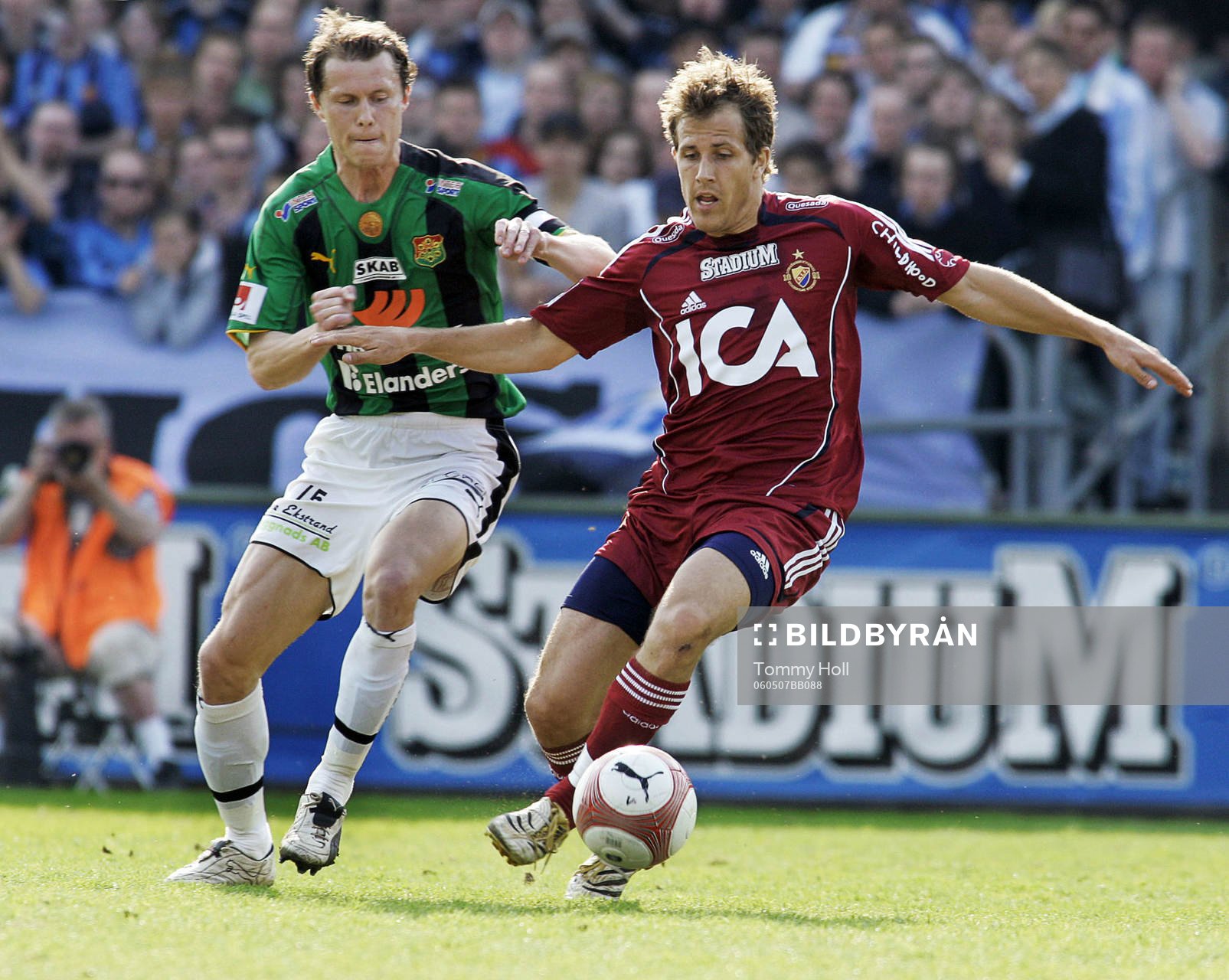 Tobias Hysén, Djurgården och Fredrik Lundgren, Gais