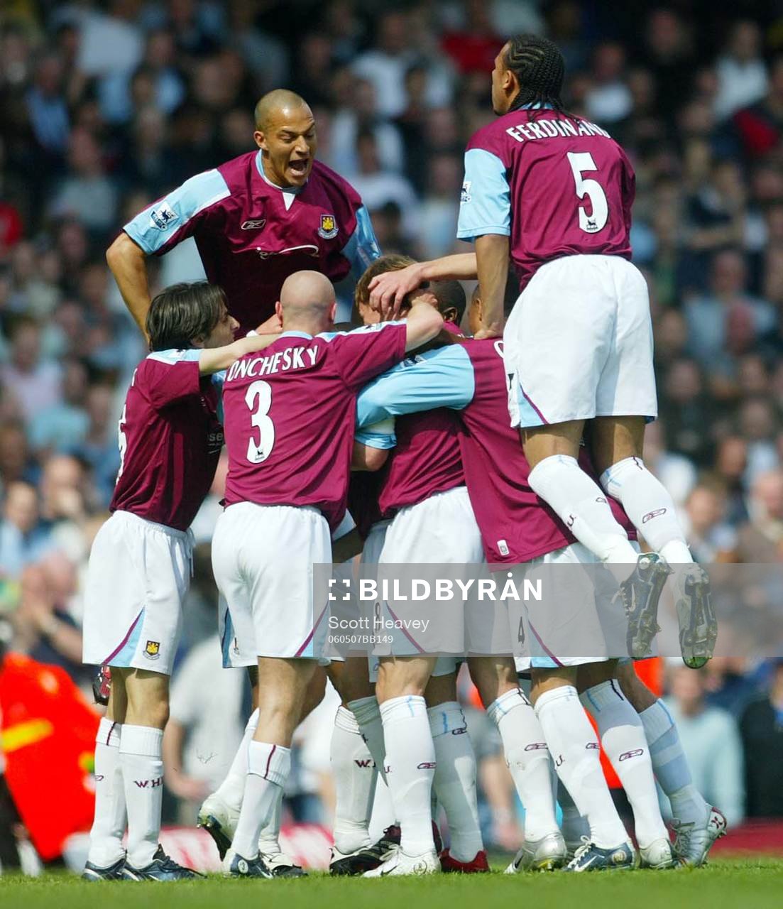  Carl Fletcher, West Ham (Jubel)