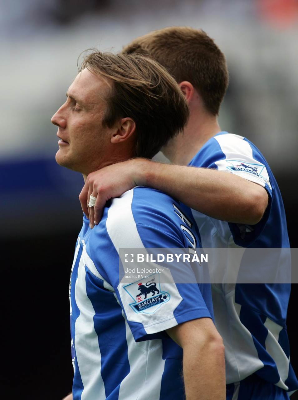 Andreas Johansson, Wigan drog ner Fredrik Ljungberg,