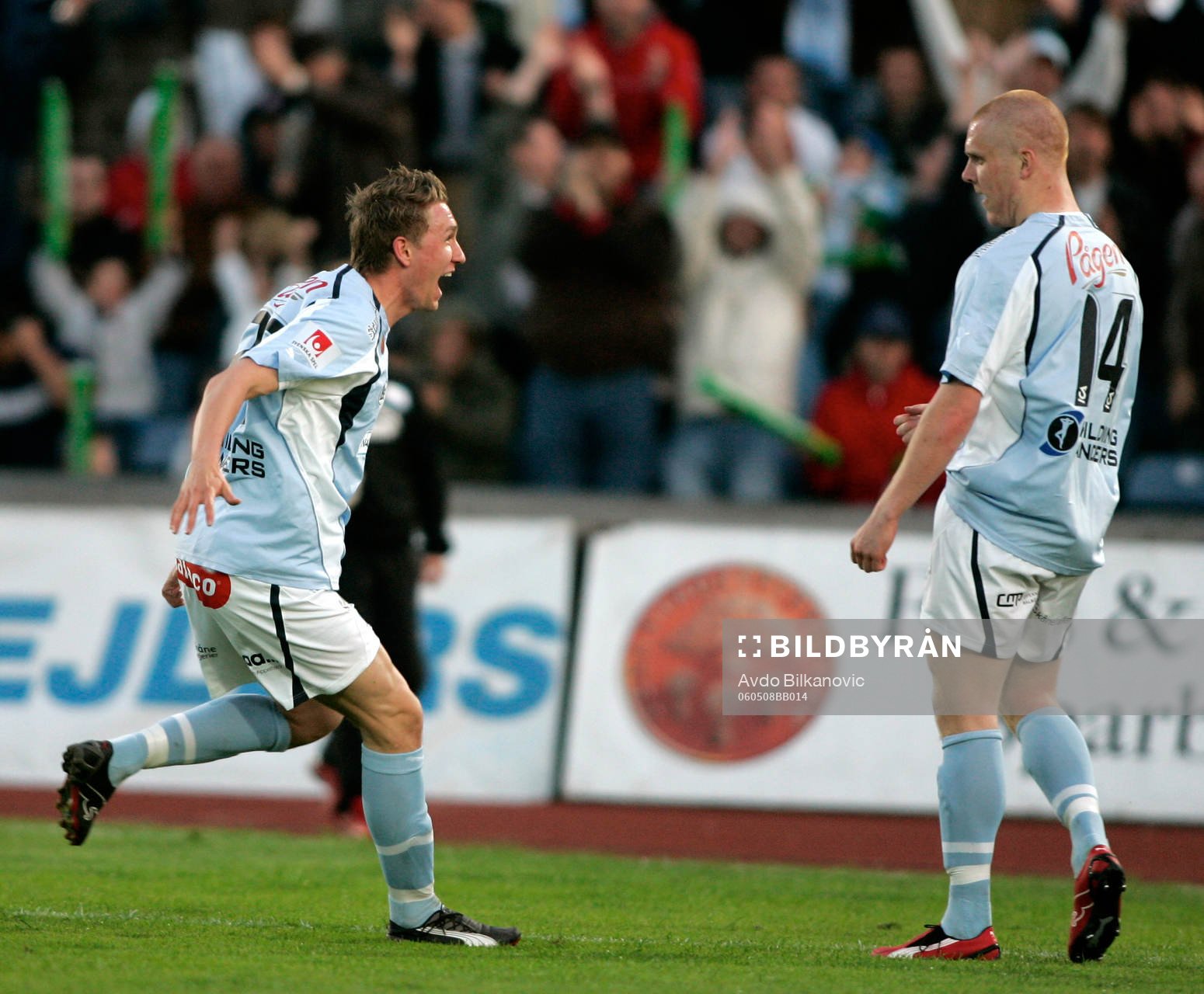 Emil Hallfredsson, jubel, Malmö