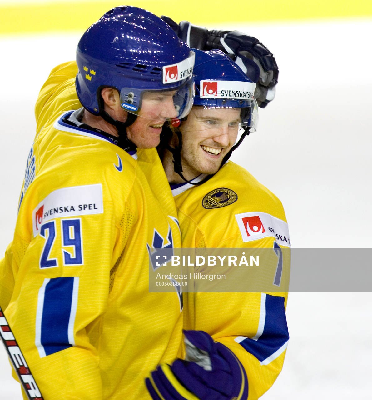 Kenny Jönsson och Niklas Kronvall jublar (Jubel)