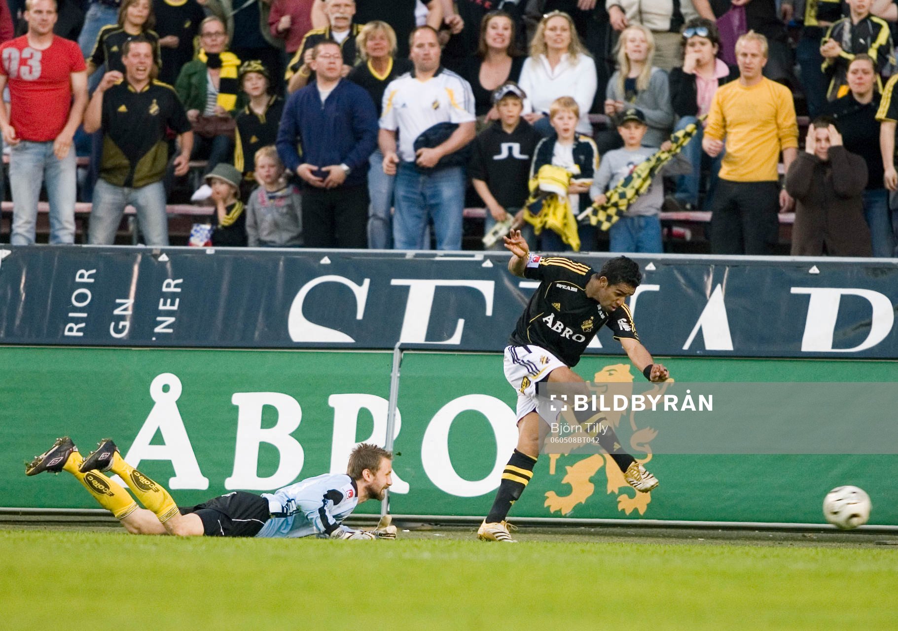 Johan Wiland, målvakt, Elfsborg och Wilton Figueiredo,