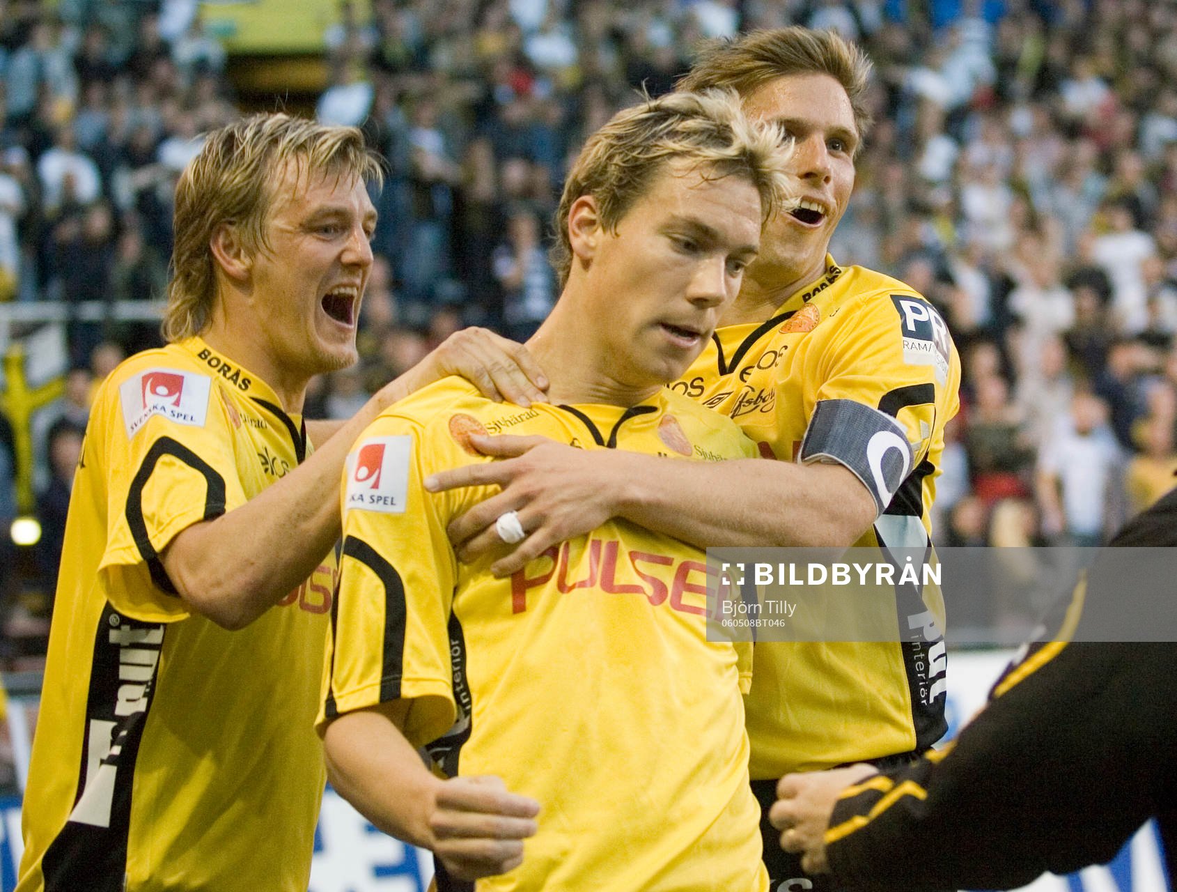 Mathias Svensson, Daniel Alexandersson och Anders Svensson,