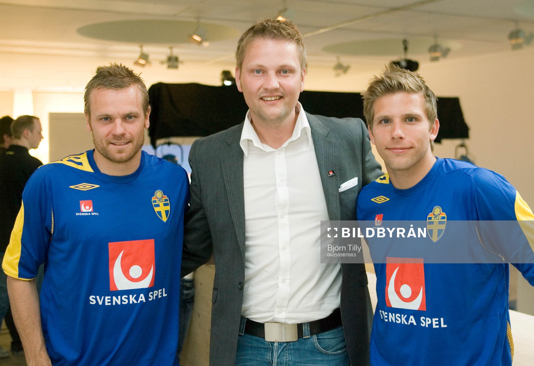Mattias Jonson och Anders Svensson hälsas välkomna till