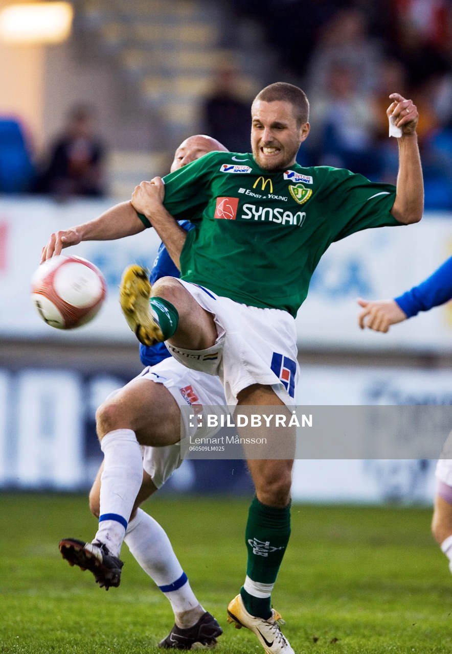 Patrik Elmander, Jönköping kämpade i Trelleborg, medan