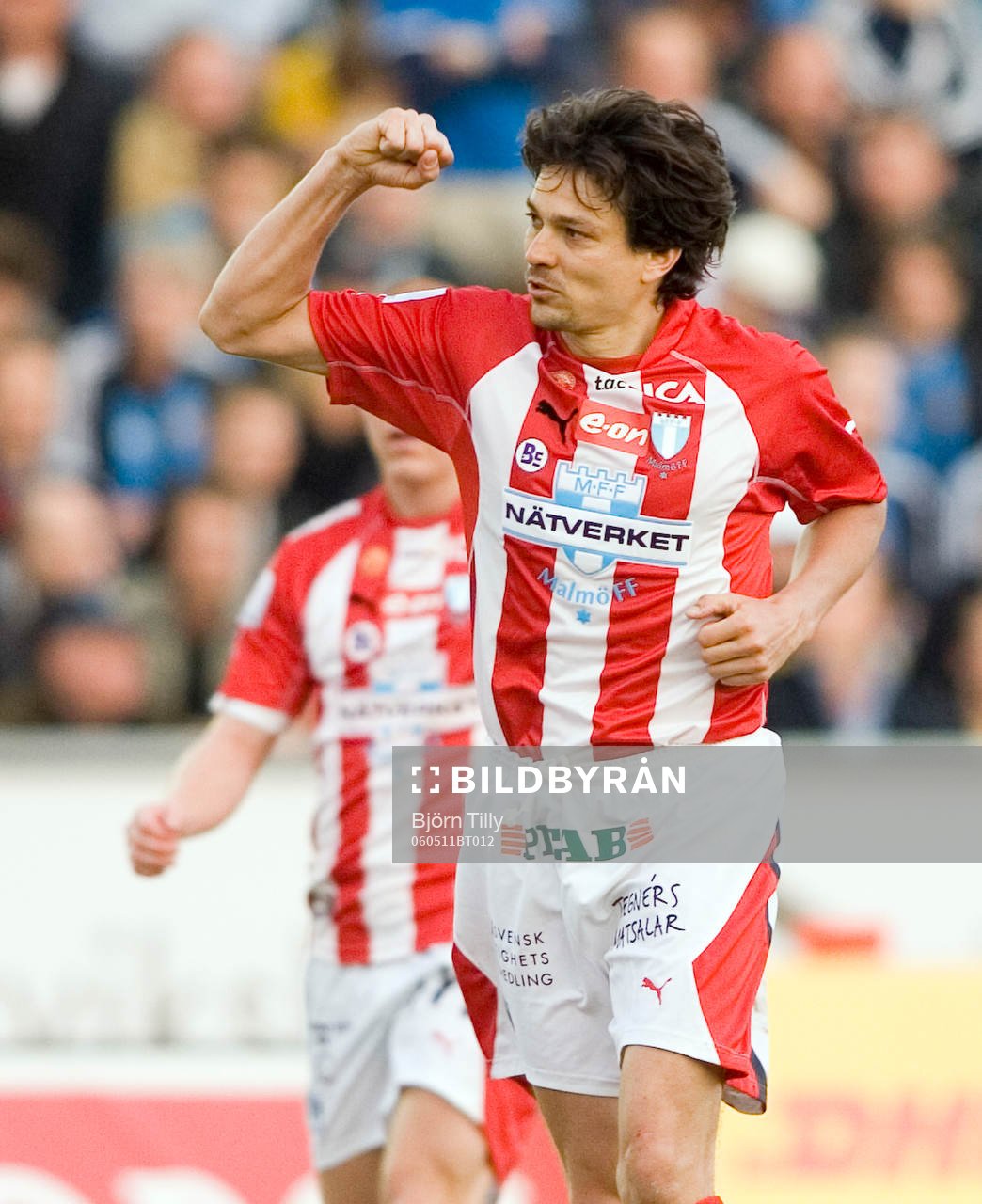  Jari Litmanen, Malmö. Jubel.  