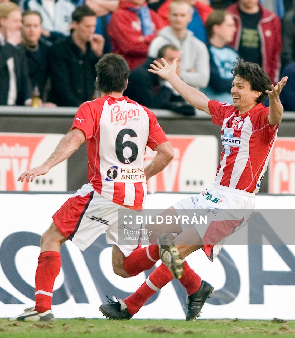  Jari Litmanen, Malmö.  Jubel.