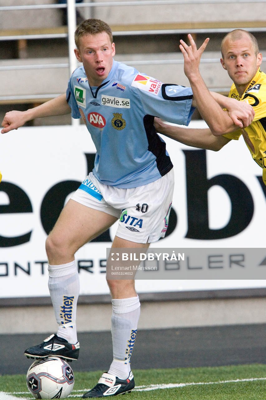 Kristen Viikmäe, Gefle, och Martin Andersson, Elfsborg