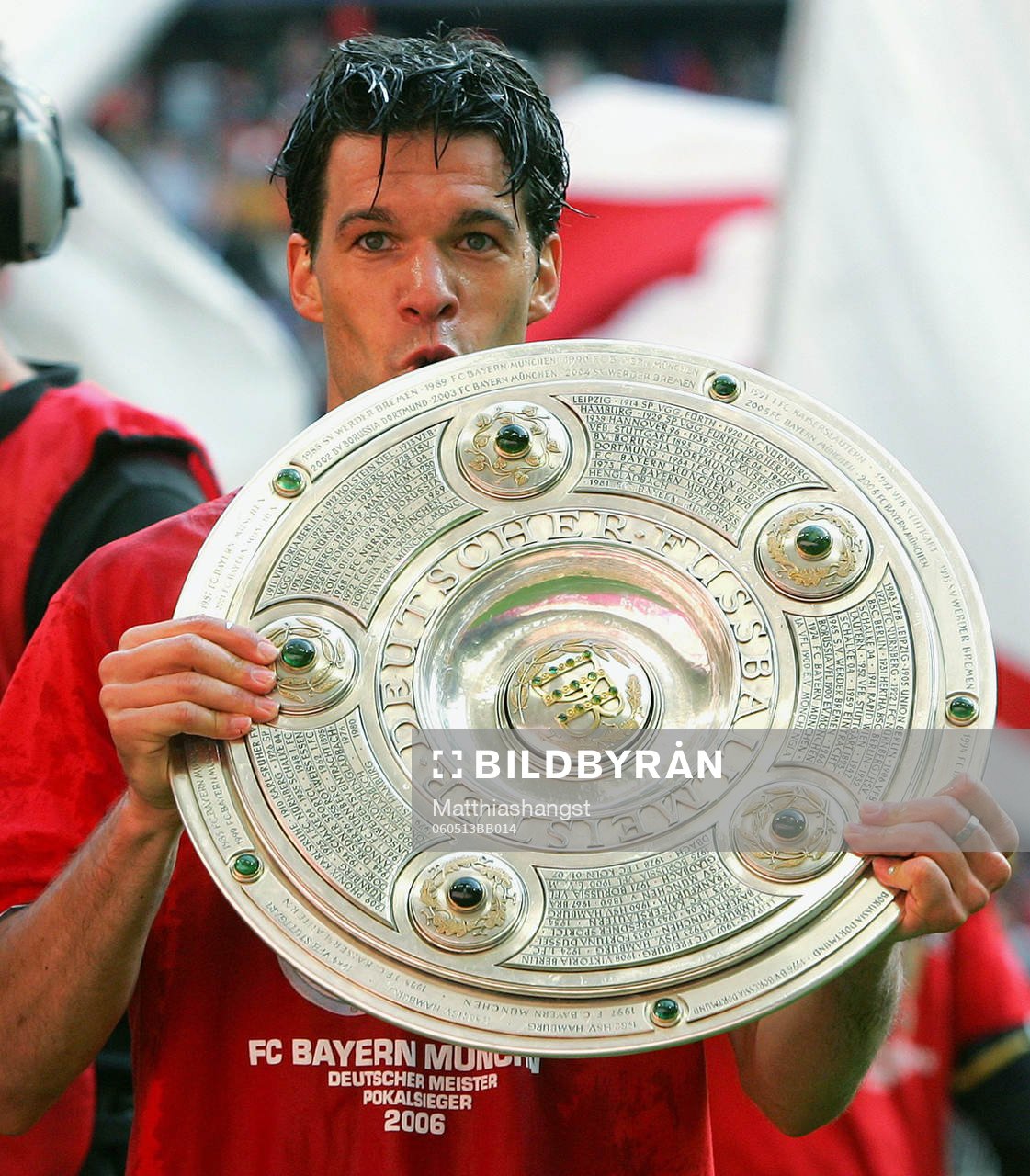 Michael Ballack, Bayern München tysk mästare. Tallrik,