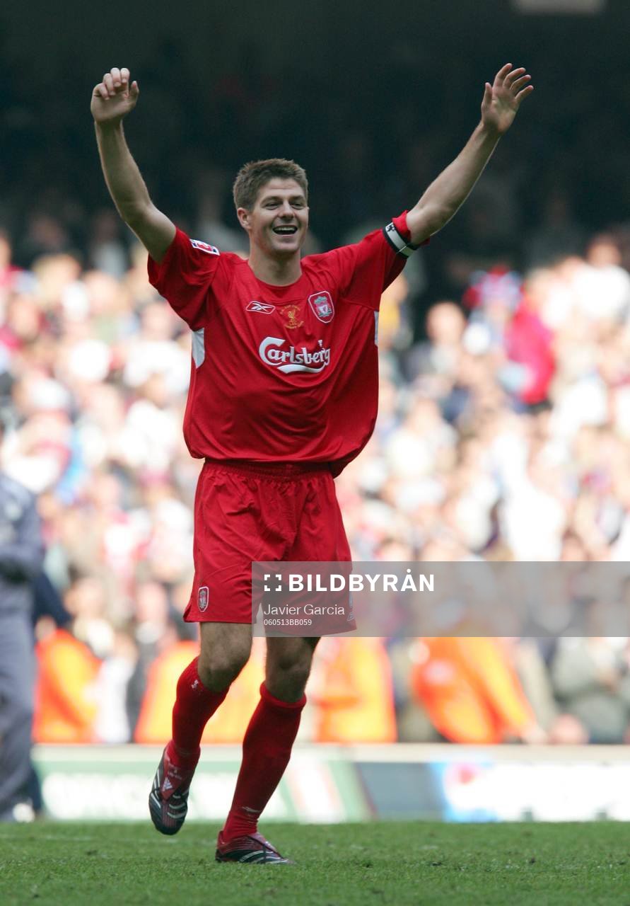 Steven Gerrard, Liverpool (Jubel)