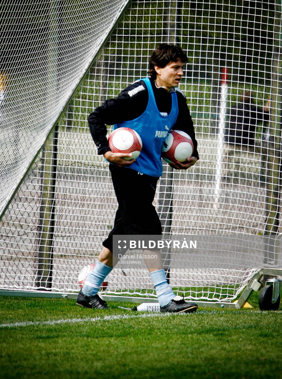 Fotboll, Jari Litmanen, Malmö FF, på träning