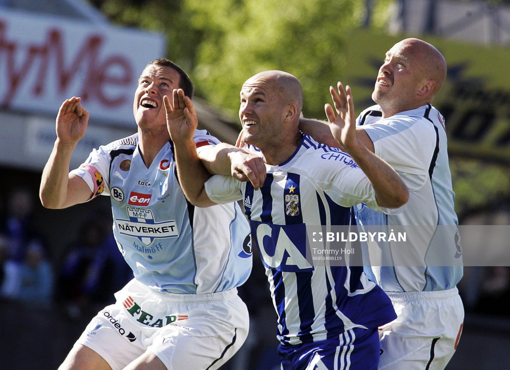 Daniel Andersson och Olof Persson, Malmö och Jonas