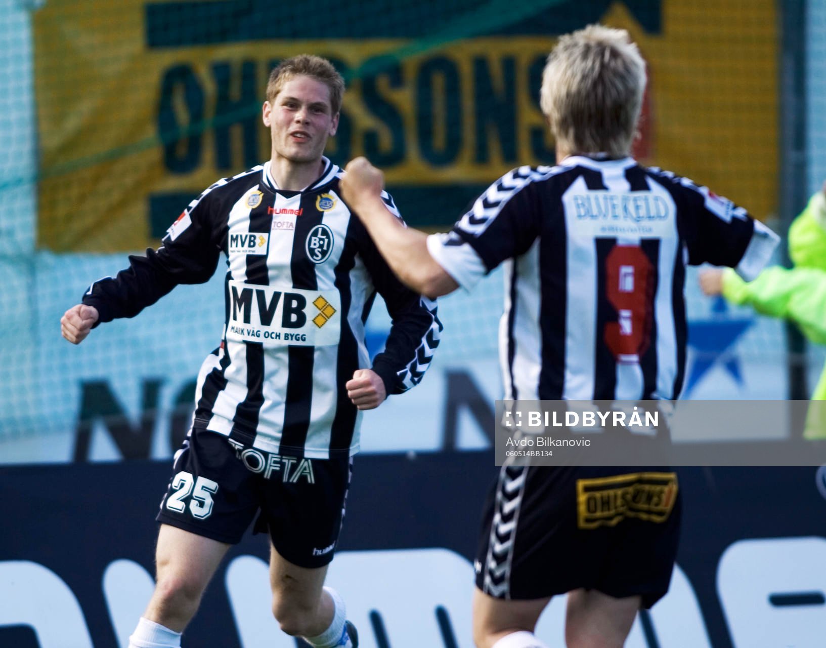   Johan Andersson, jubel, Landskrona