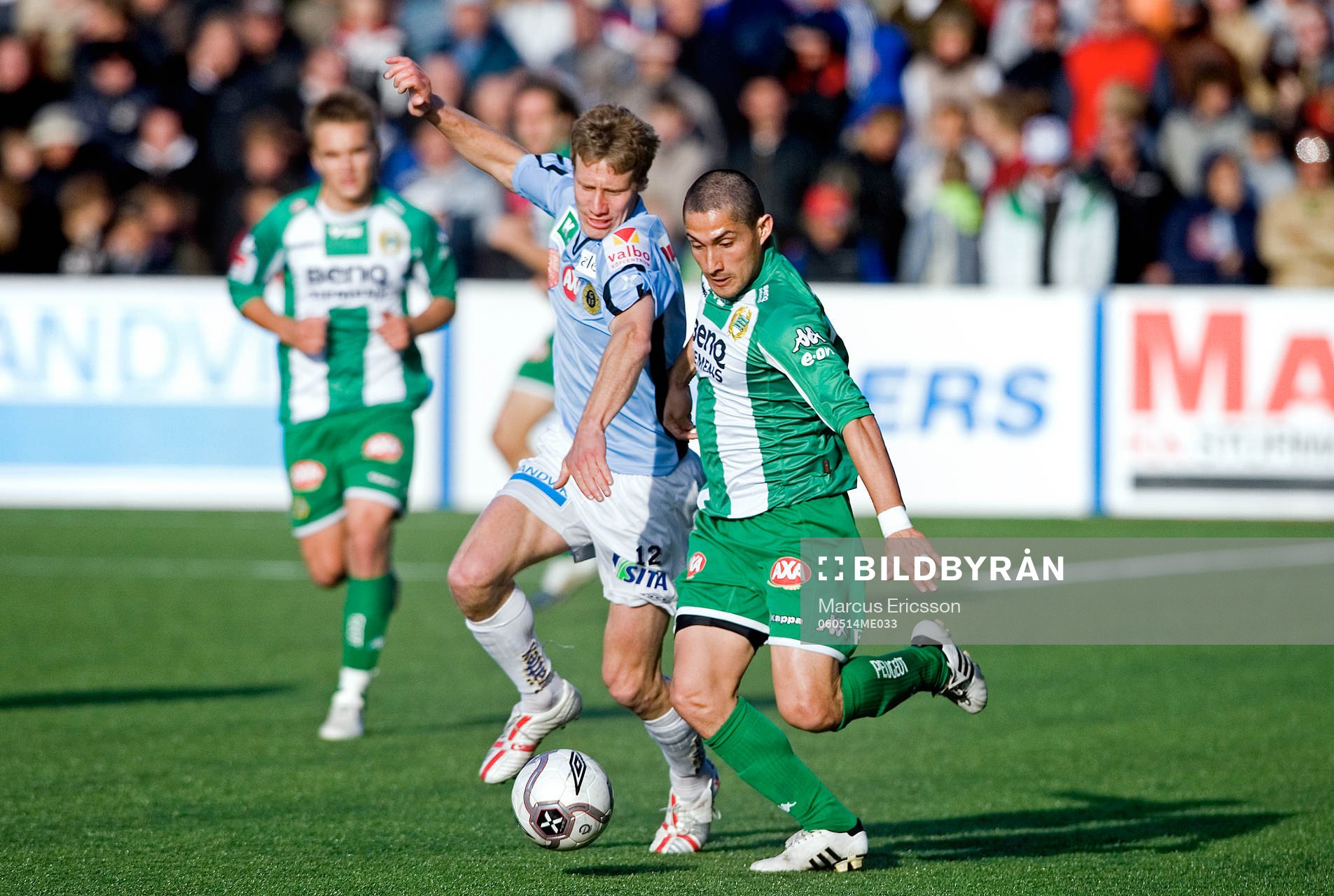 Daniel Bernhardsson, Gefle och Pablo Pinones-Arce, Hammarby