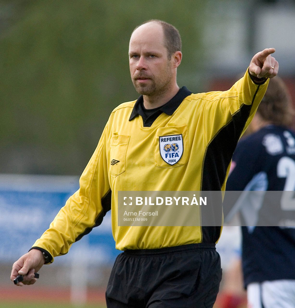 Fotboll. Svenska cupen. Martin Hansson, domare