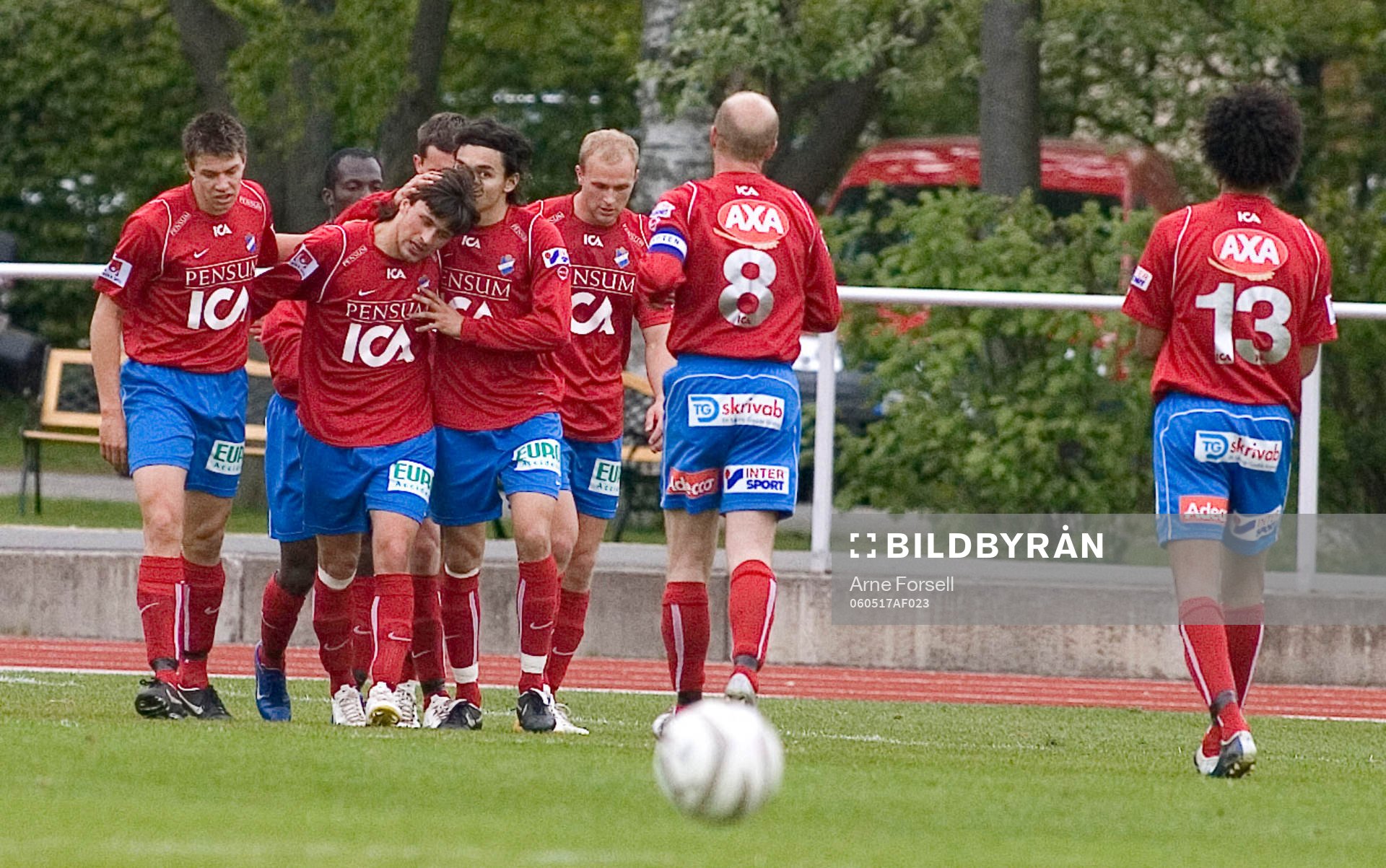 Fotboll. Svenska cupen. Öster. Pavel Zavadil, jubel