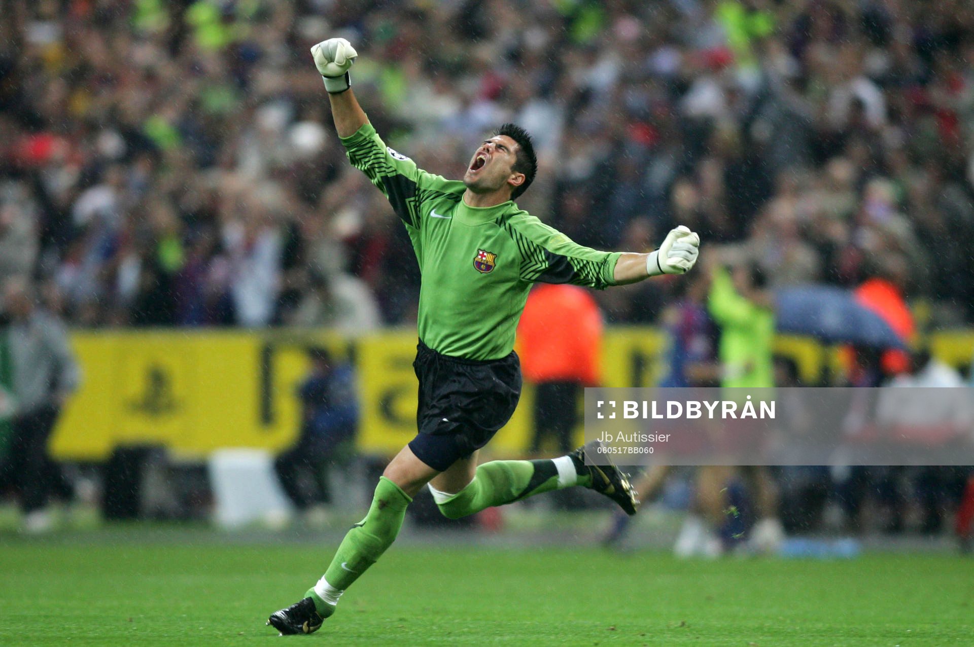  Victor Valdes, Barcelona (Jubel, Målvakt)