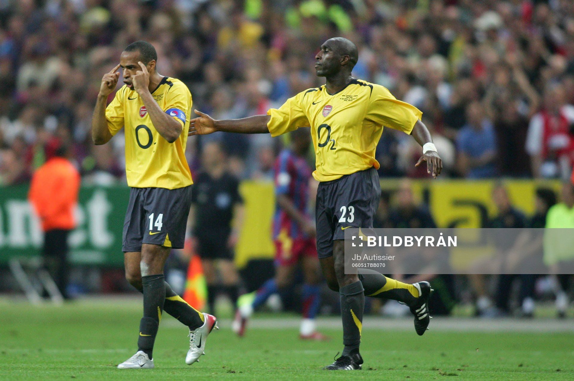 Sol Campbell och Thierry Henry, Arsenal