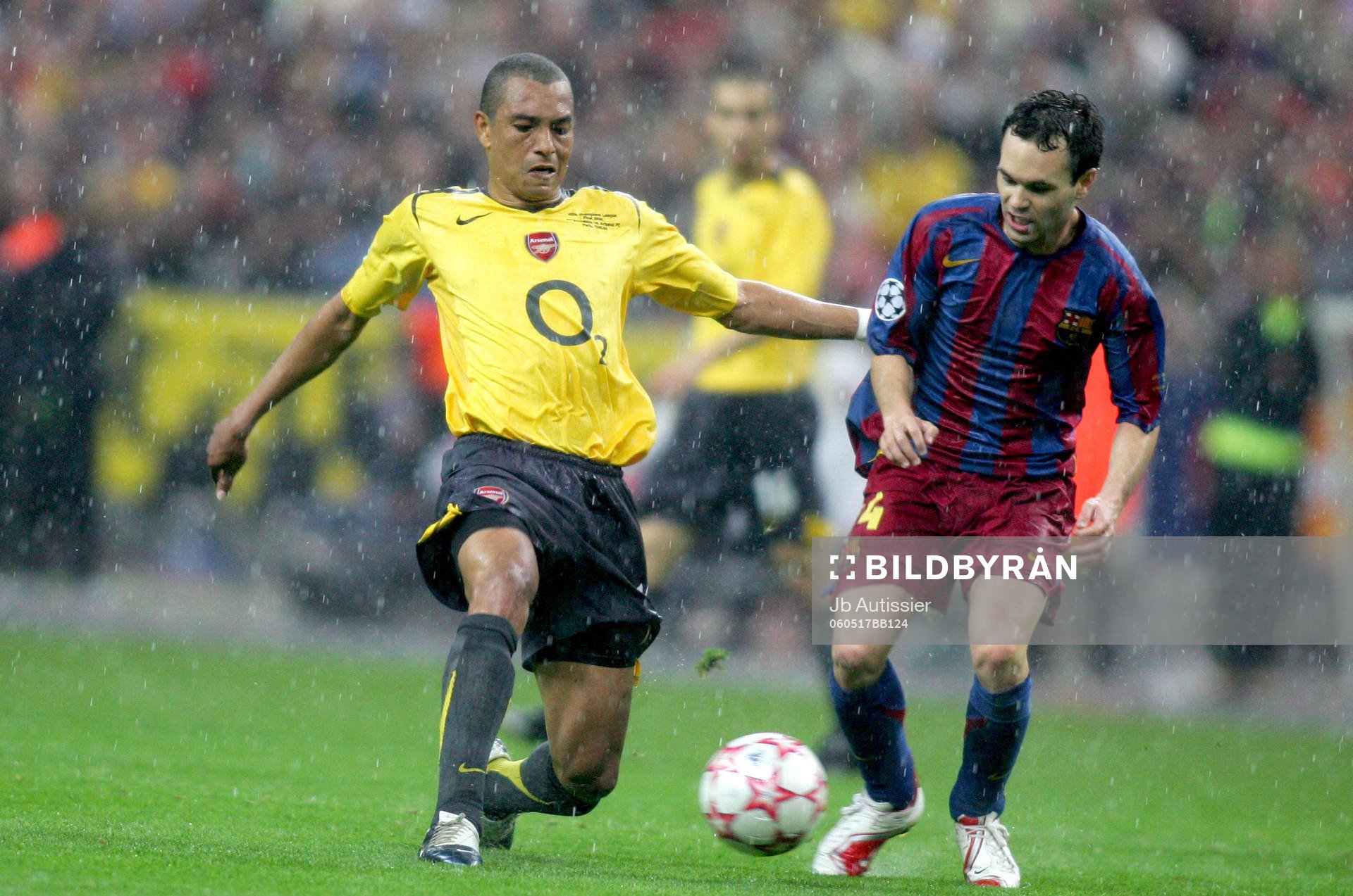 Gilberto, Arsenal och Andres Iniesta, Barcelona