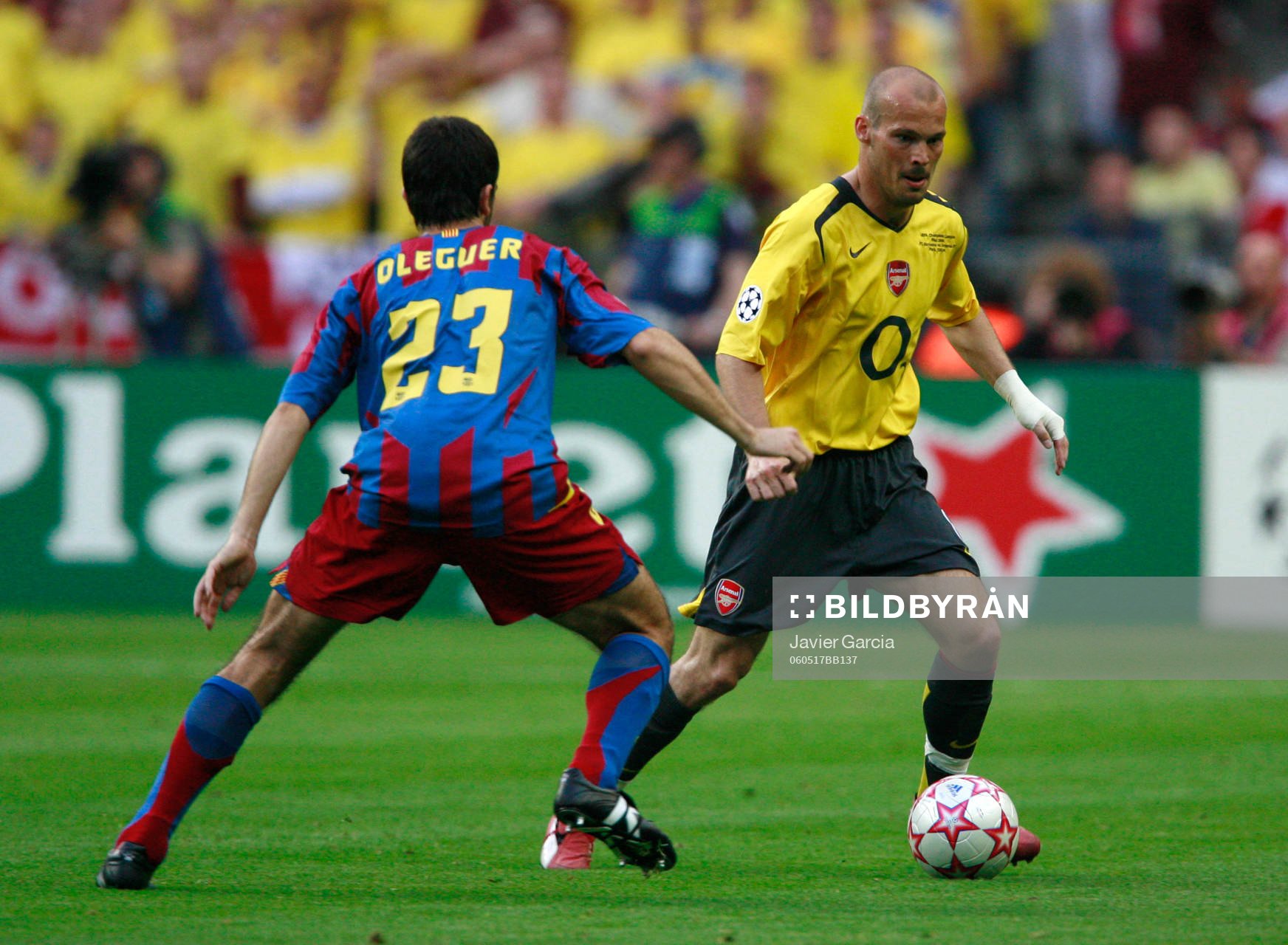 Fredrik Ljungberg, Arsenal och Oleguer, Barcelona