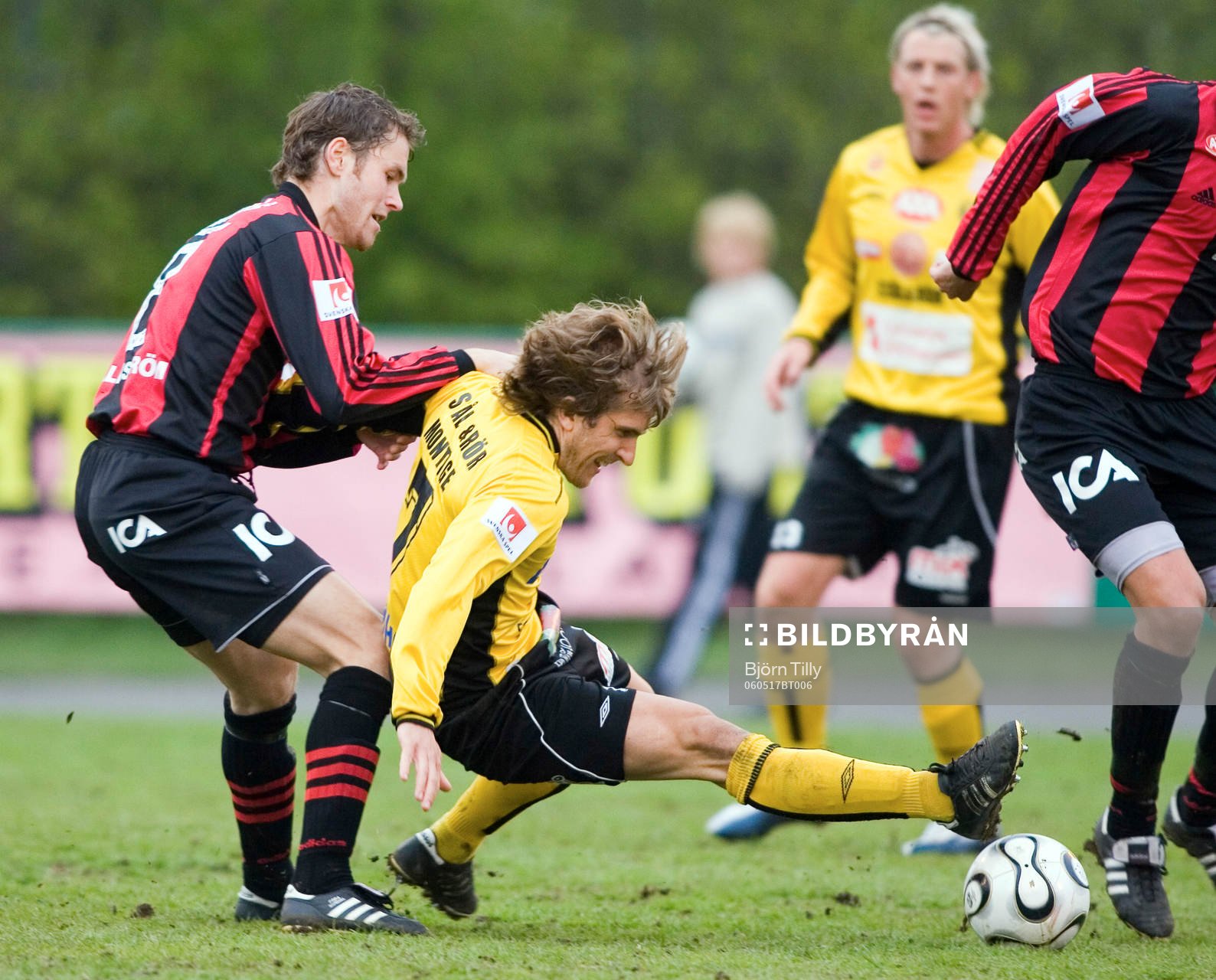 Håkan Malmström, Brommapojkarna och Johan Svensson (1-2),