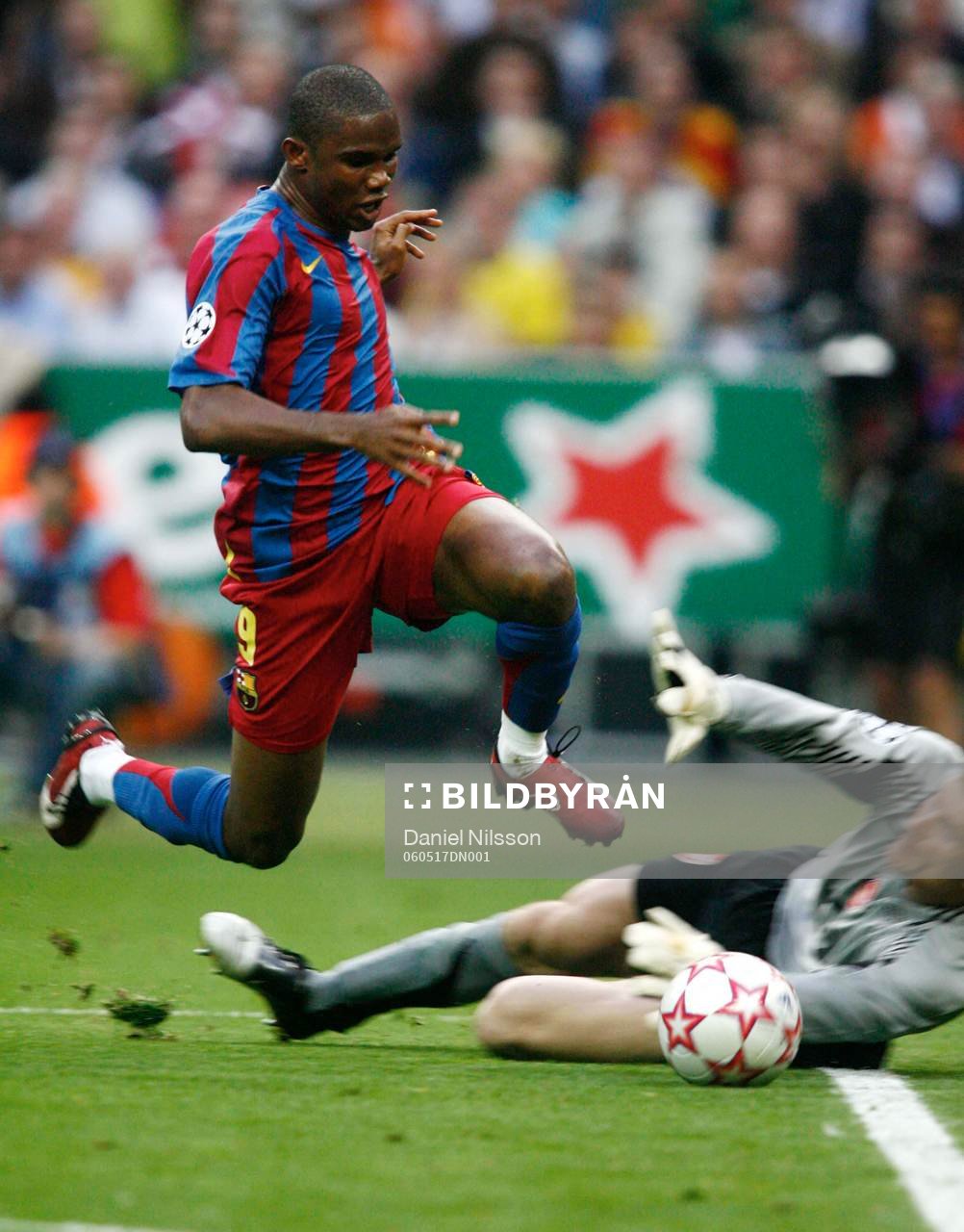 Samuel Eto´o, Barcelona blir fäll utanför
