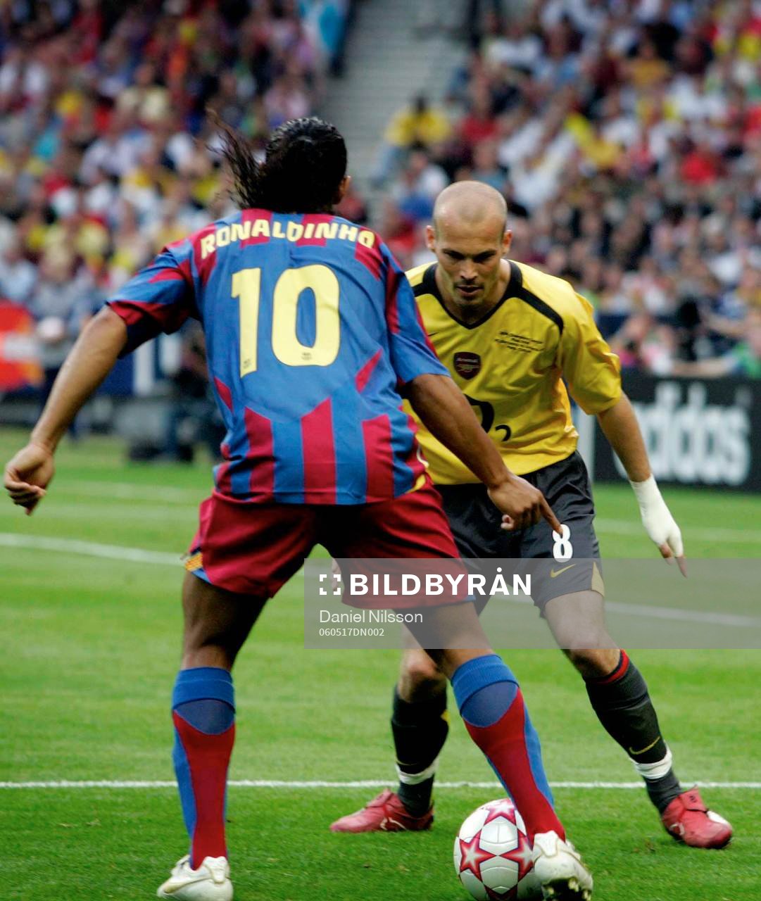 Ronaldinho, Barcelona och Fredrik Ljungberg, Arsenal