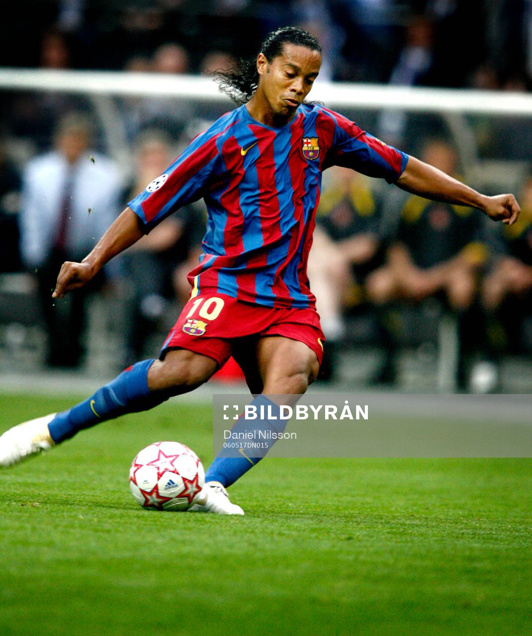 Fotboll, Champions League Final, Ronaldinho, Barcelona