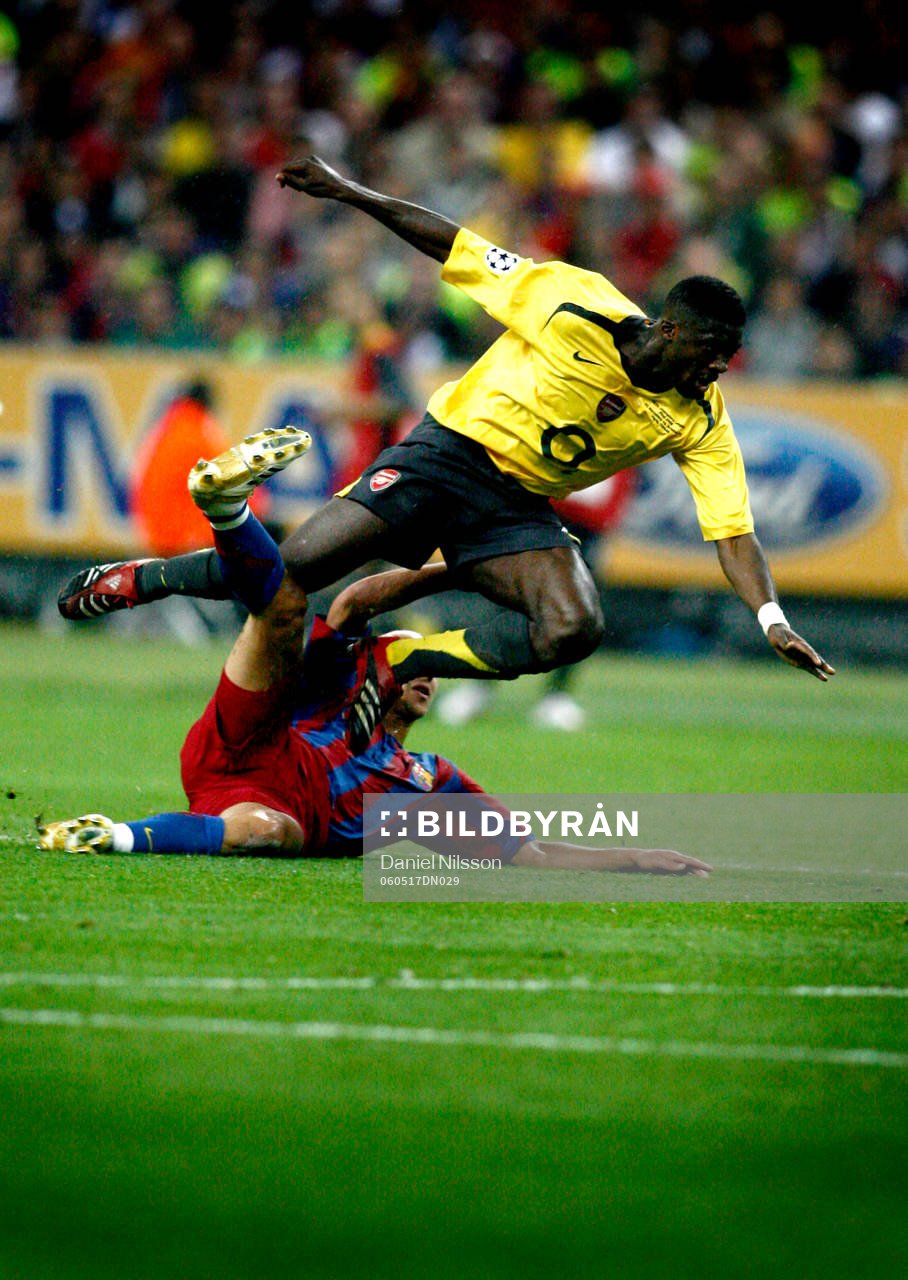 Kolo Abib Touré, Arsenal och Henrik Larsson, Barcelona