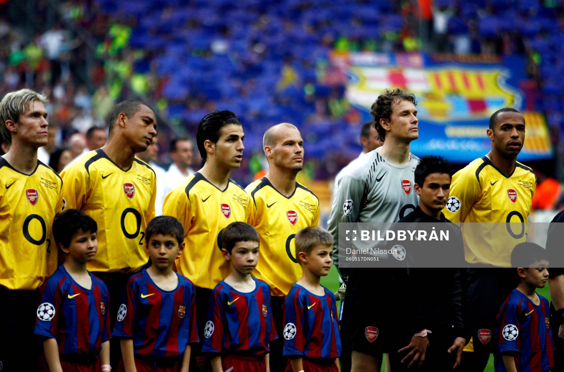 Fotboll, Champions League Final, Arsenal presentation,