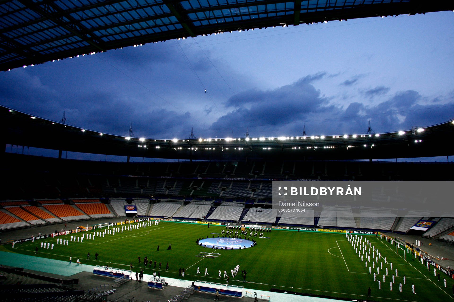 Fotboll, Champions League Final, genrep, presentation,