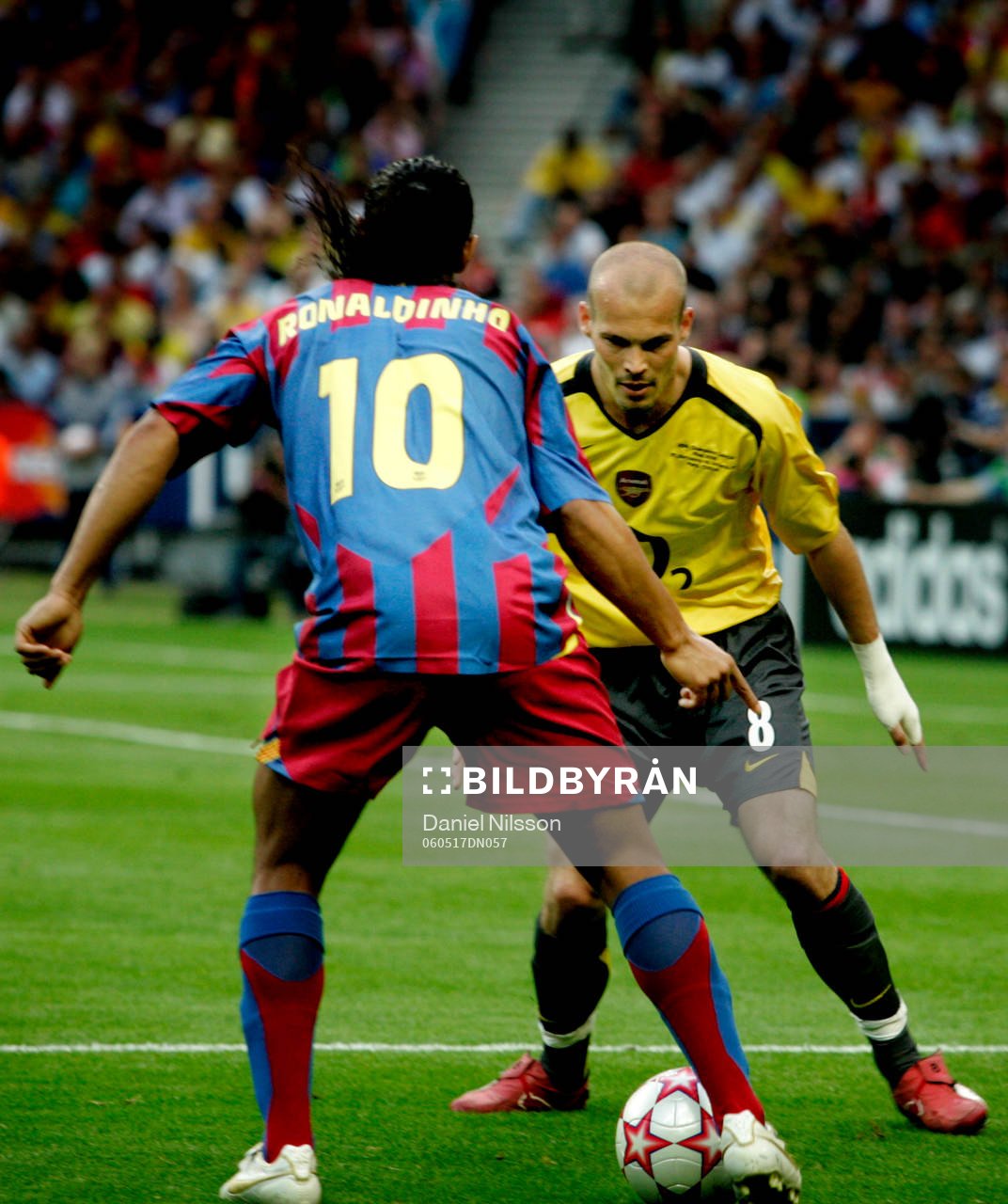 Ronaldinho, Barcelona och Fredrik Ljungberg, Arsenal