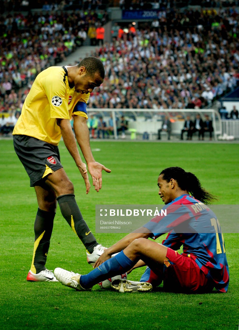 Thierry Henry, Arsenal och Ronaldinho, Barcelona