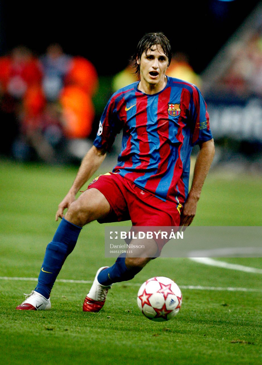 Fotboll, Champions League Final, Edmilson, Barcelona